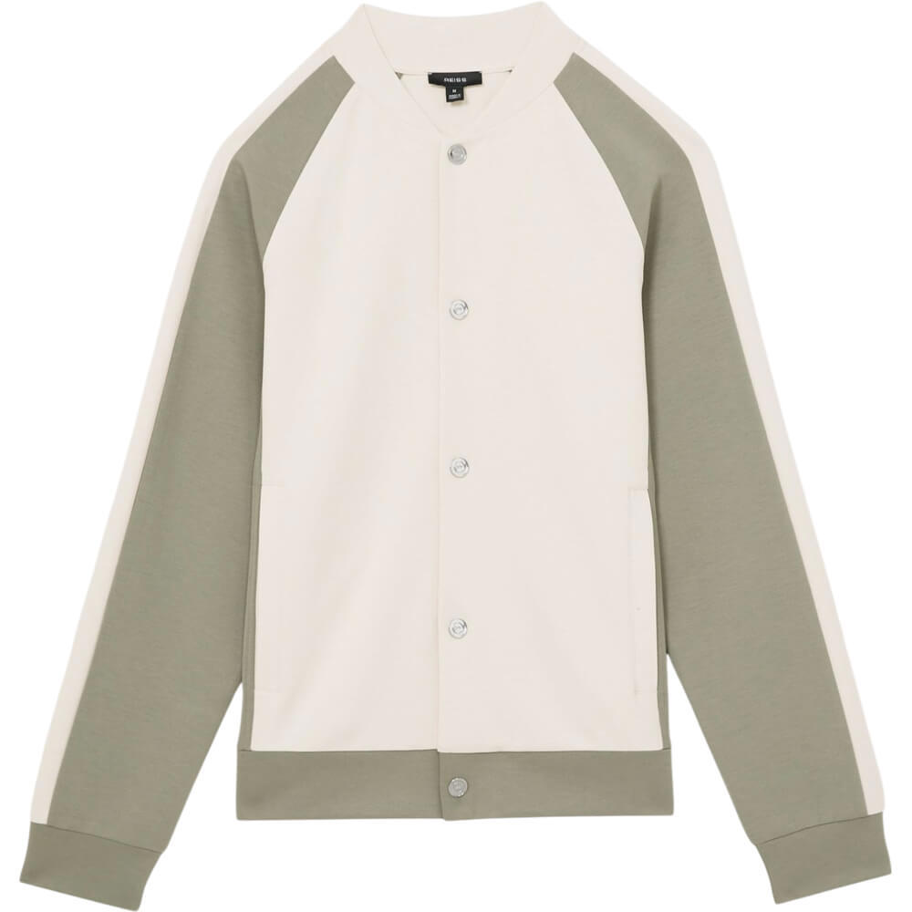 REISS PELHAM Interlock Colour Block Bomber Jacket